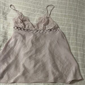 Victoria's Secret light dusty Pink Lace nighty